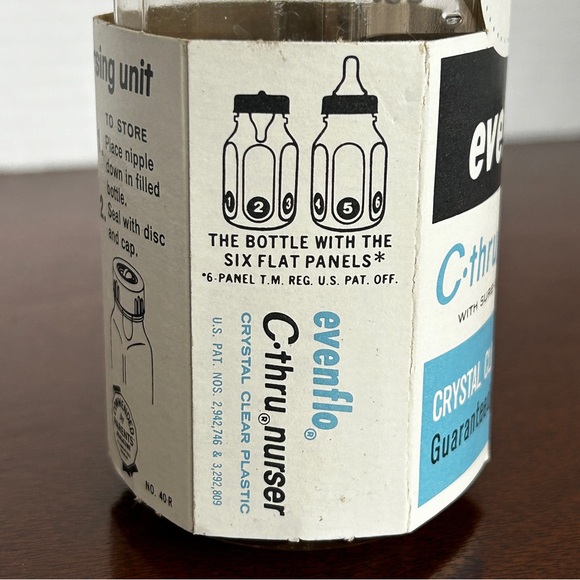 Three Vintage evenflo Baby Bottle Nursing Units (2 With Original Packaging) - Picture 12 of 13